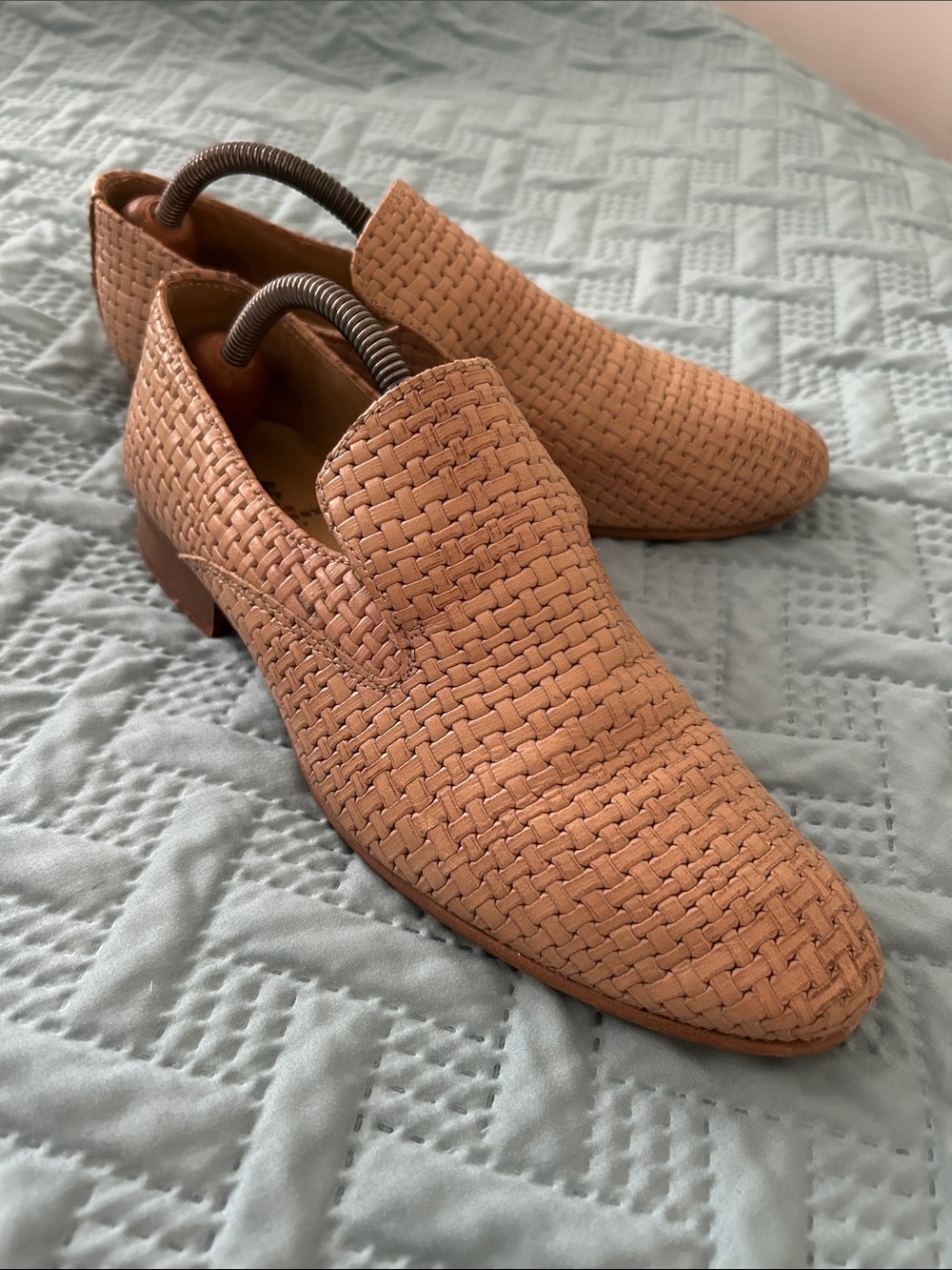 Women’s Woven Italian Leather Loafers